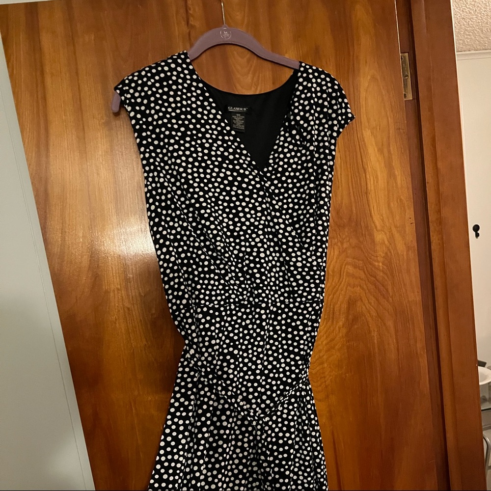 Womens polka dot dress.
